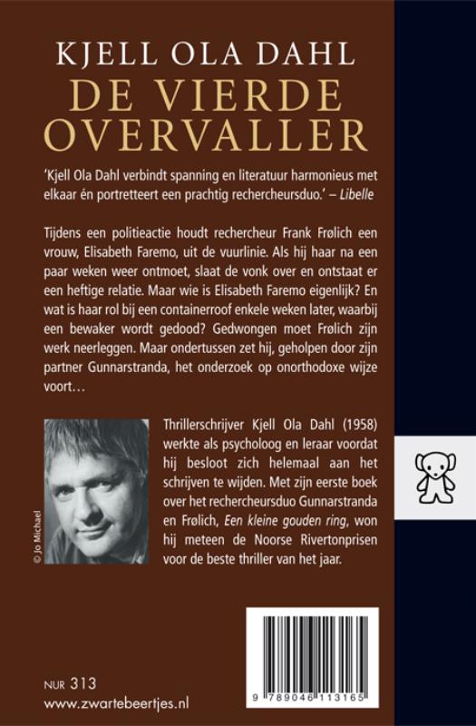 Achterkant van De vierde overvaller