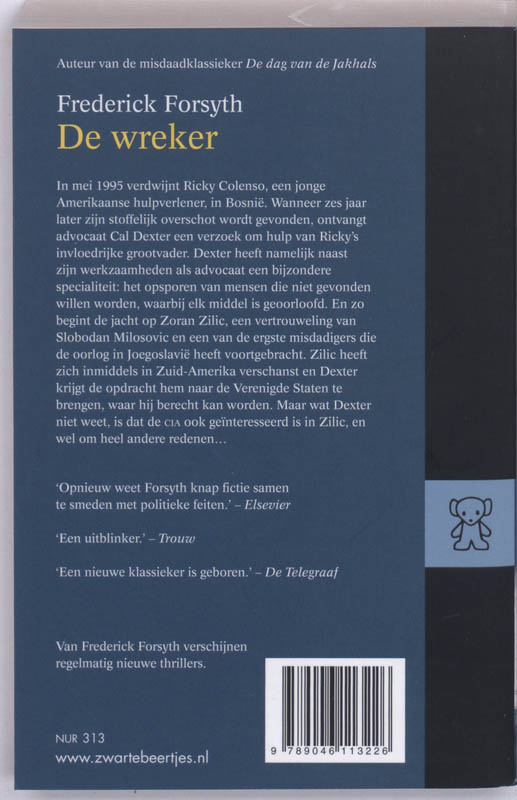Achterkant van De wreker