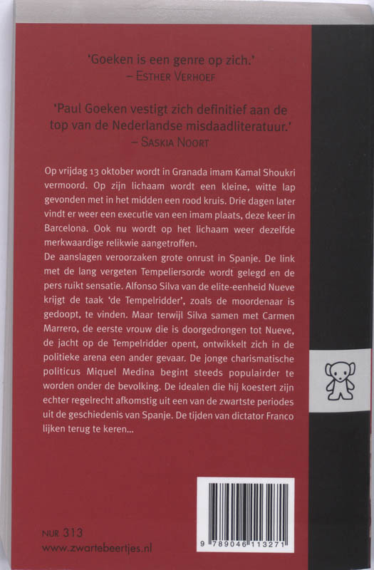 Achterkant van De orde
