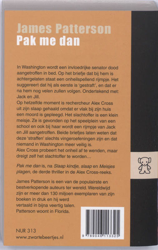 Achterkant van Pak me dan