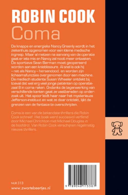 Achterkant van Coma