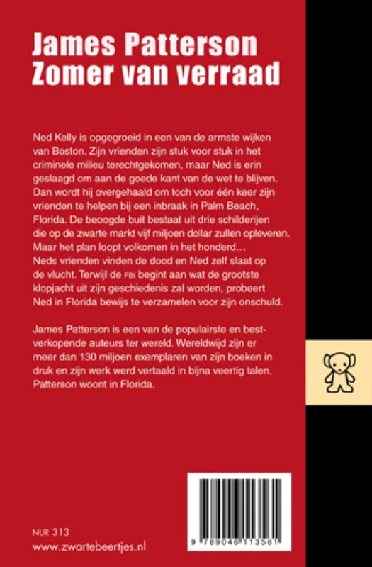Achterkant van Zomer van verraad