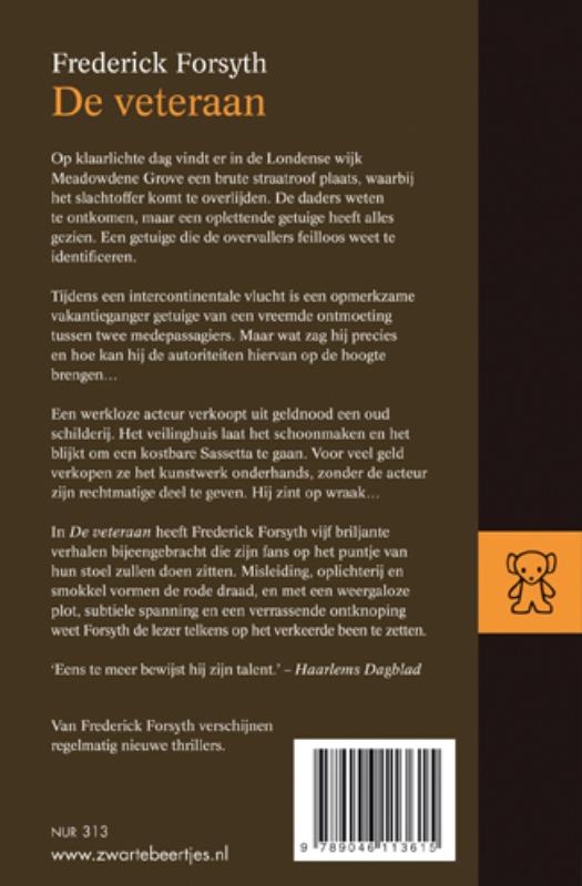 Achterkant van De veteraan