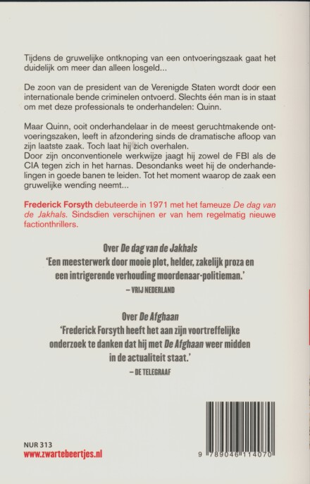 Achterkant van De onderhandelaar