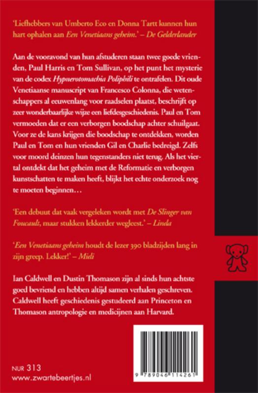 Achterkant van Een Venetiaans geheim