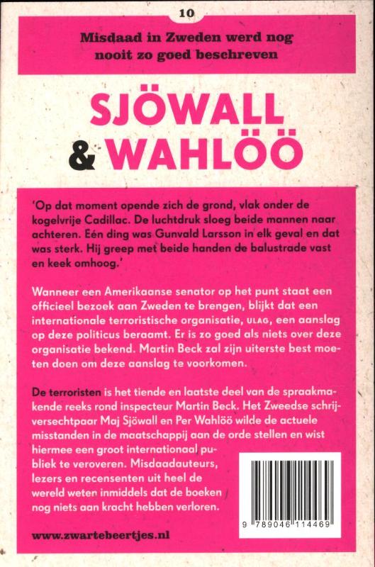 Achterkant van De terroristen