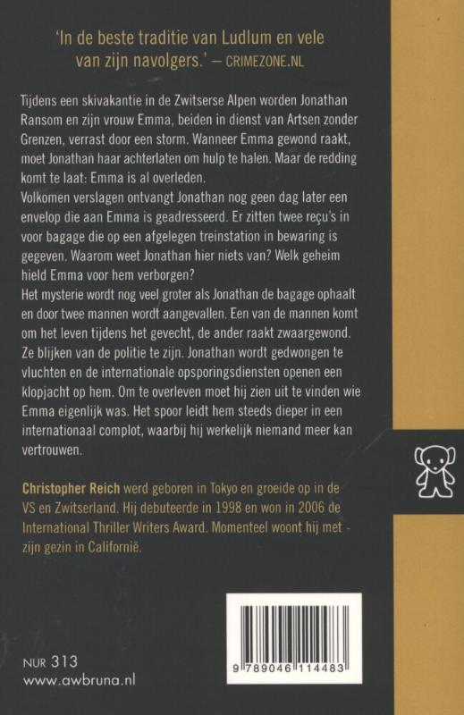 Achterkant van Wetten van verraad