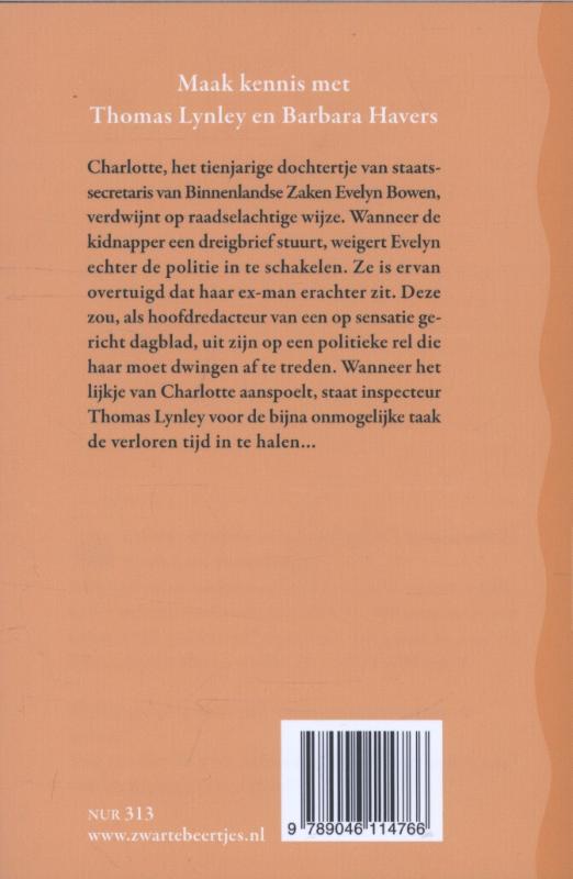 Achterkant van In handen van de vijand