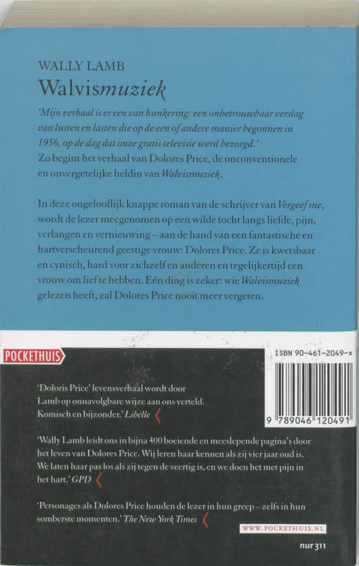 Achterkant van Walvismuziek