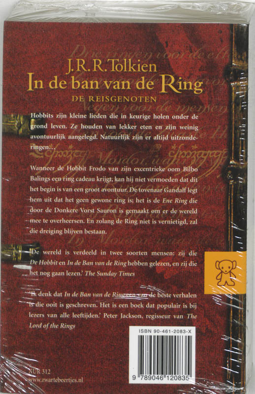 Achterkant van 1 De reisgenoten