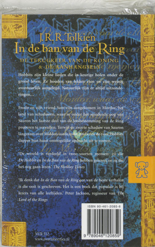 Achterkant van 3 De terugkeer van de koning