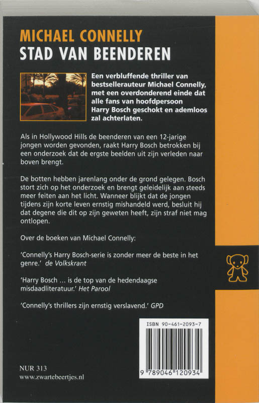 Achterkant van Stad van beenderen