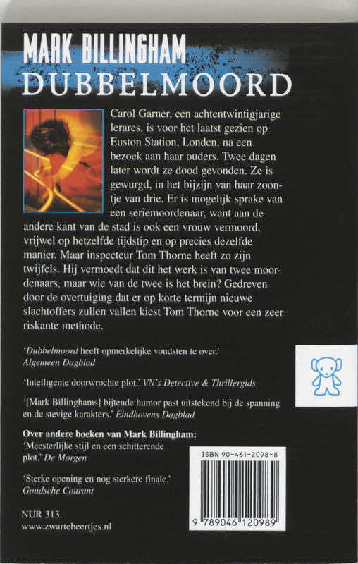 Achterkant van Dubbelmoord