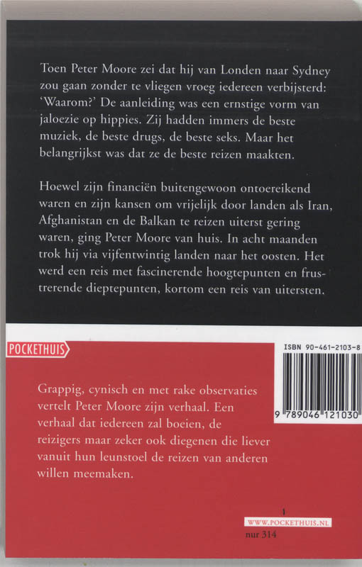 Achterkant van Van hier naar daar