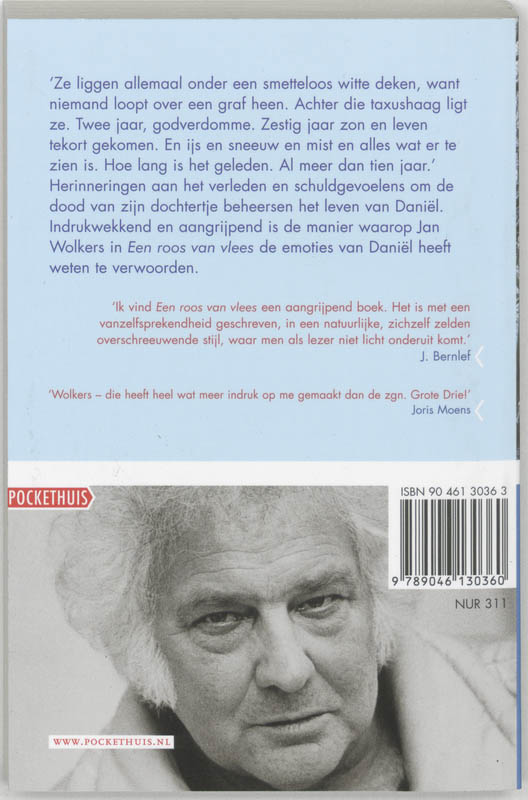 Achterkant van Een roos van vlees