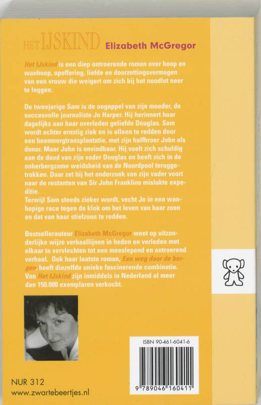 Achterkant van Het ijskind