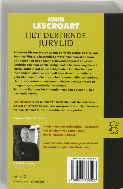 Achterkant van Het dertiende jurijlid