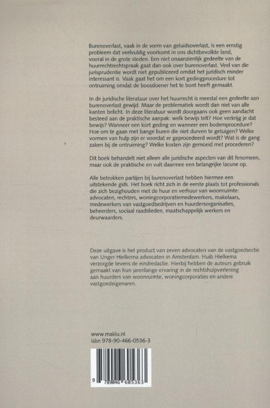 Achterkant van Burenoverlast