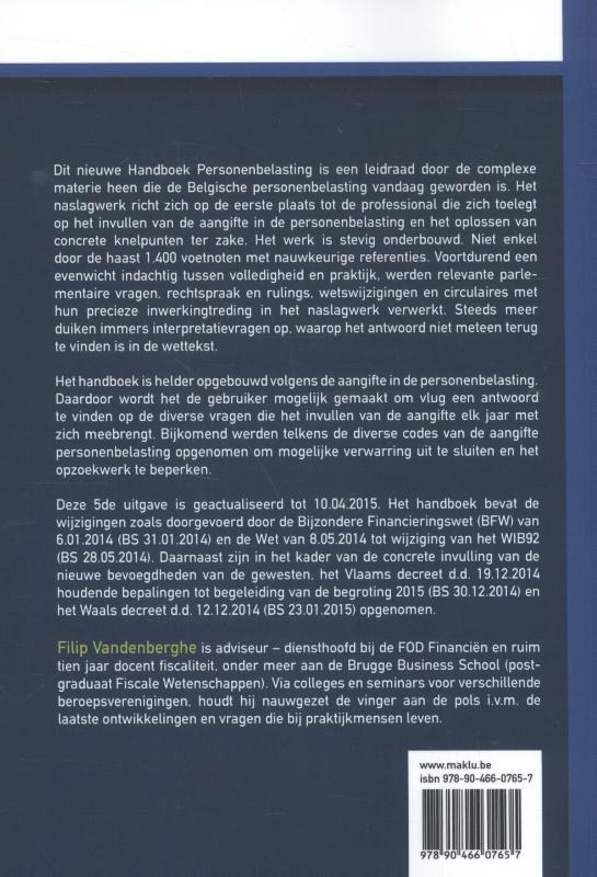Achterkant van 2015