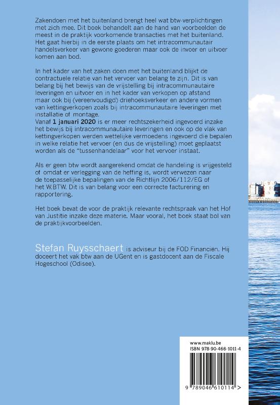 Achterkant van Zaken doen met het buitenland