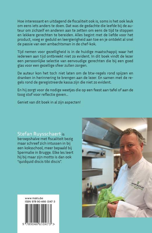 Achterkant van Met de controleur aan tafel
