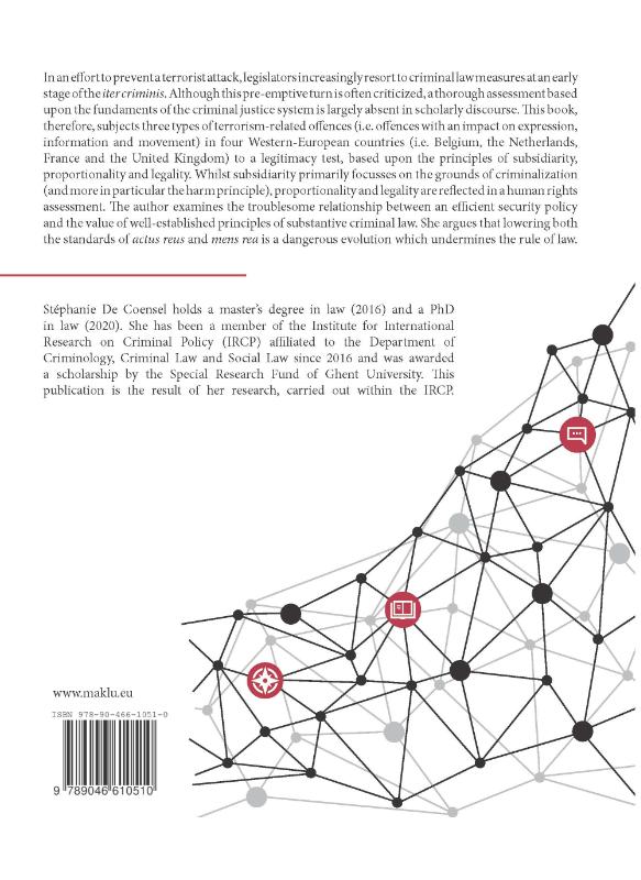 Achterkant van Counter-Terrorism & Criminal Law
