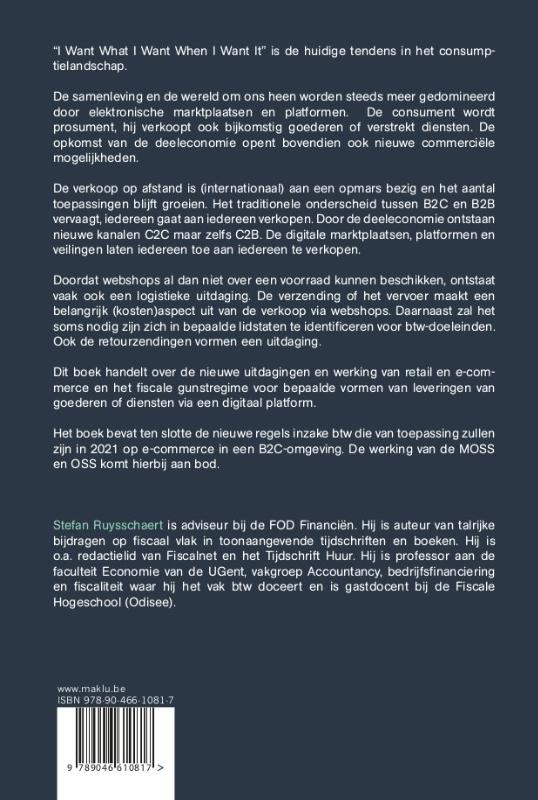 Achterkant van E-commerce en btw