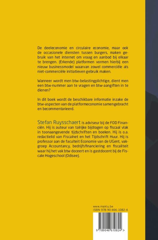 Achterkant van Platformeconomie