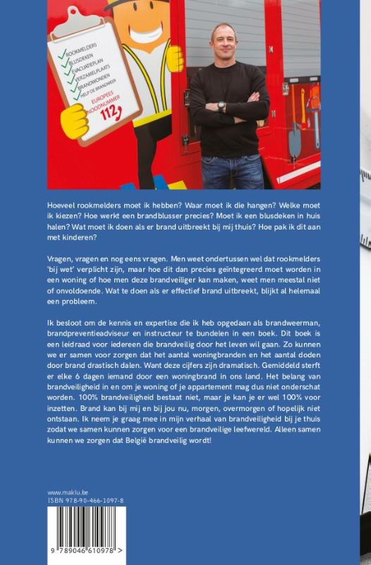 Achterkant van Brandveiligheid thuis