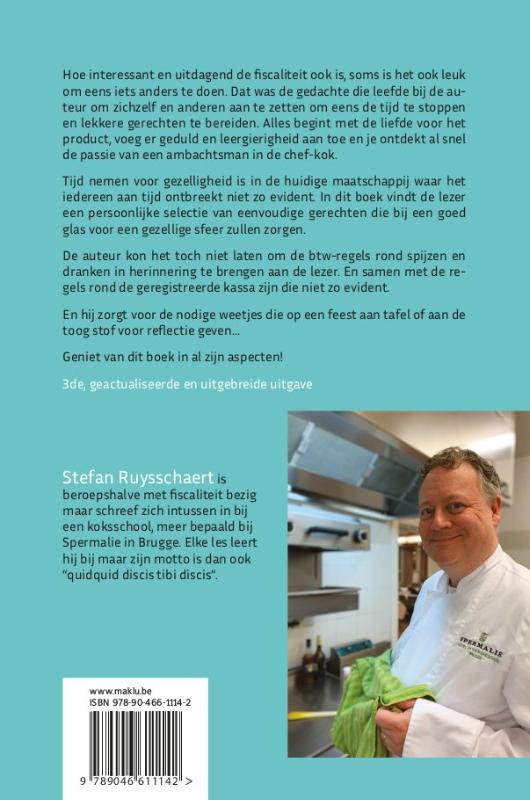 Achterkant van Met de controleur aan tafel