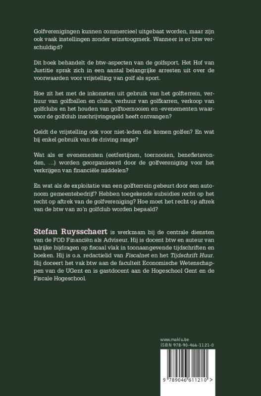 Achterkant van Golf en btw