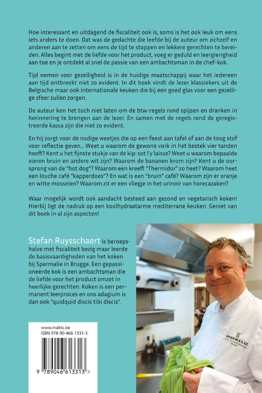 Achterkant van Met de controleur aan tafel