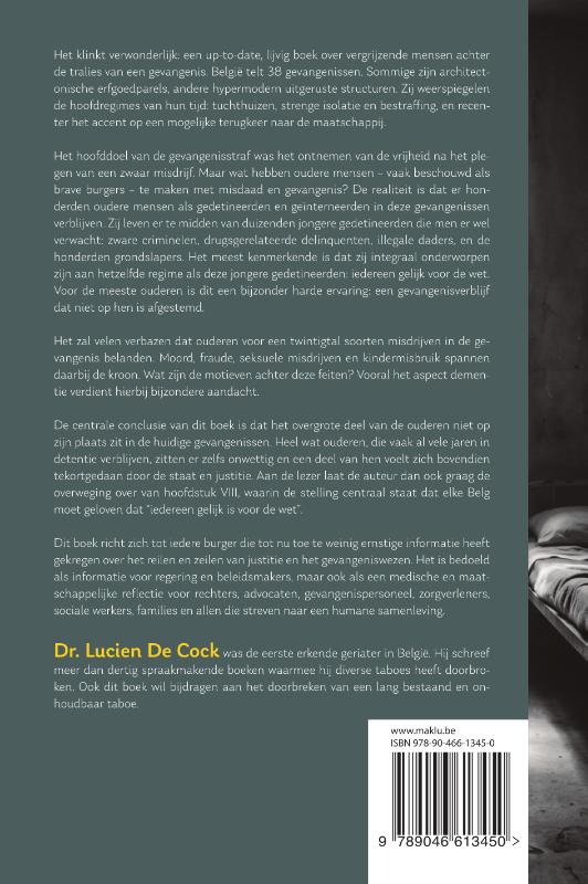 Achterkant van Vergrijzen achter de tralies