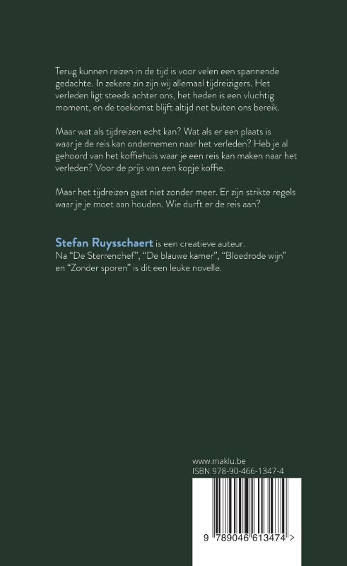 Achterkant van Koude koffie