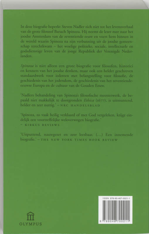Achterkant van Spinoza