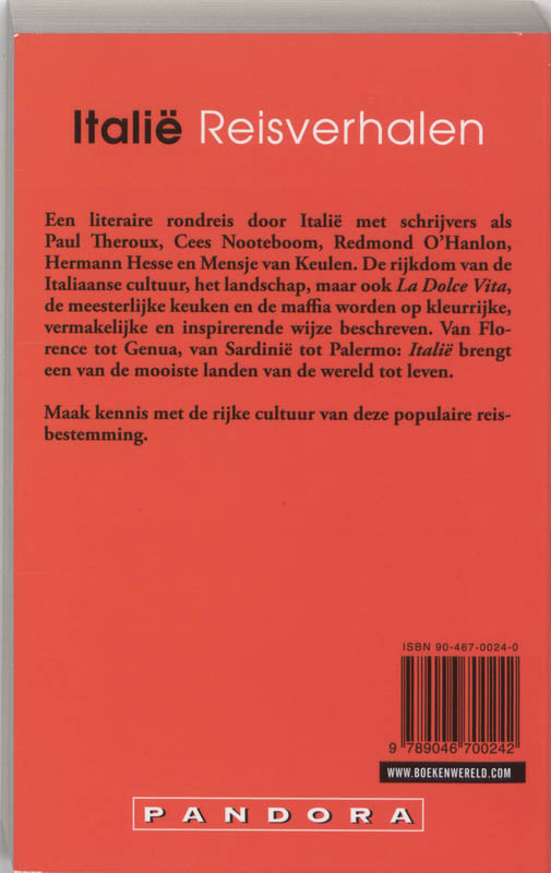 Achterkant van Italie reisverhalen