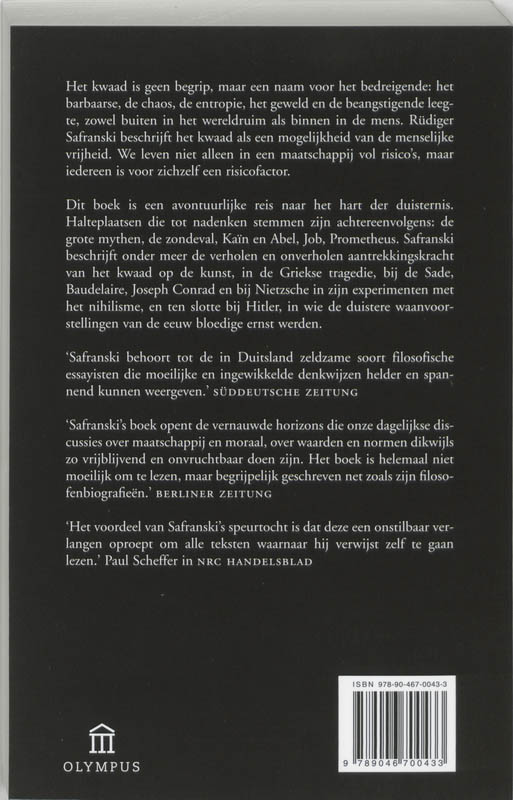 Achterkant van Het kwaad