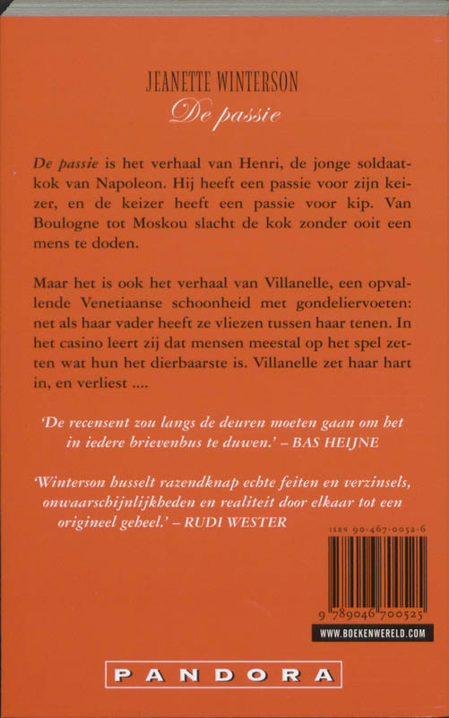 Achterkant van De passie