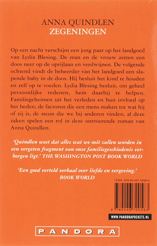 Achterkant van Zegeningen