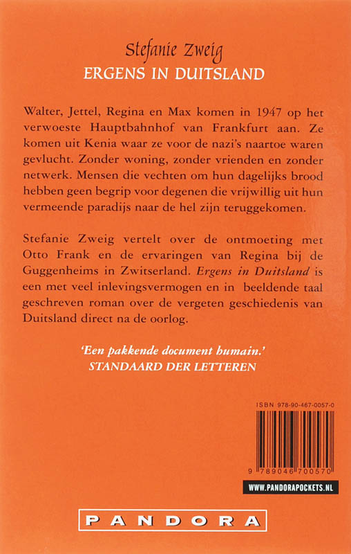 Achterkant van Ergens in Duitsland