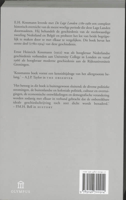 Achterkant van I 1780-1914