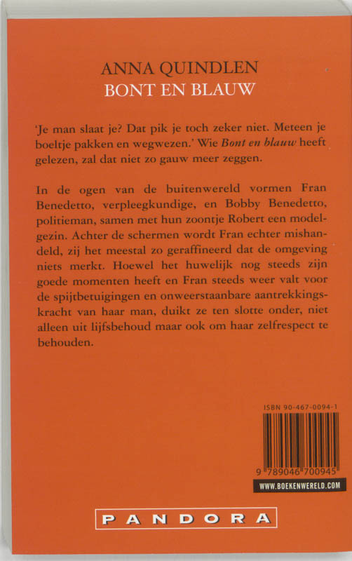 Achterkant van Bont en blauw