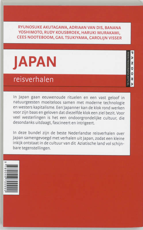 Achterkant van Japan reisverhalen
