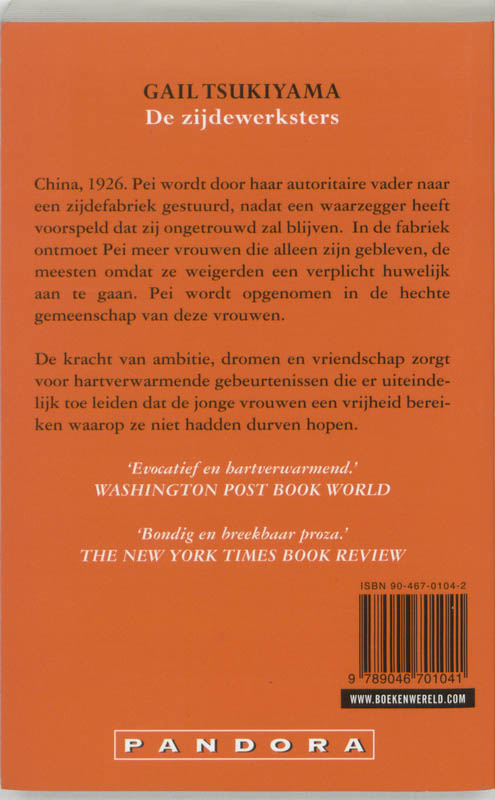 Achterkant van Zijdewerksters