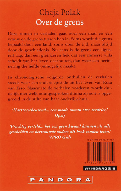 Achterkant van Over de grens