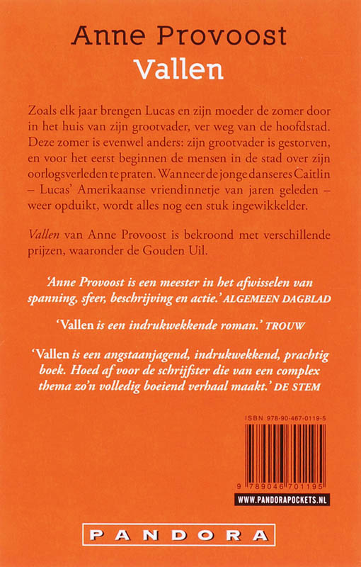 Achterkant van Vallen