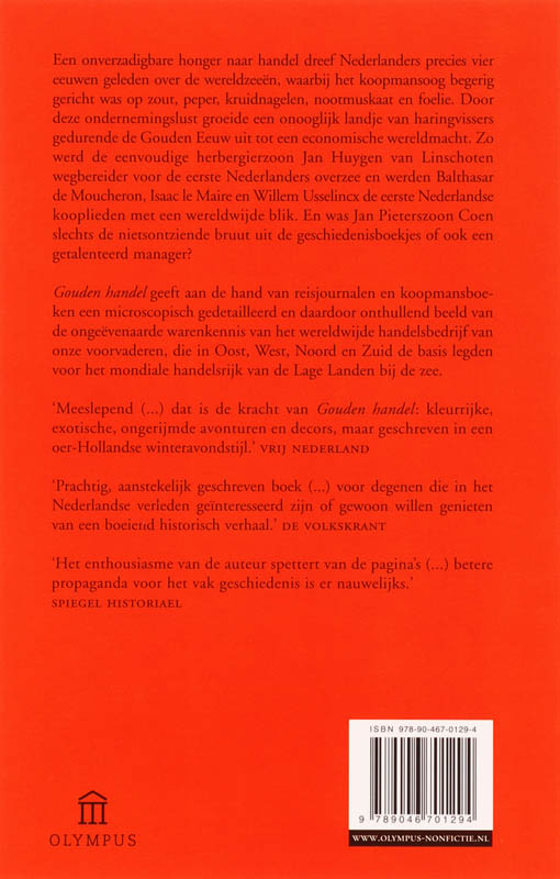 Achterkant van Gouden handel
