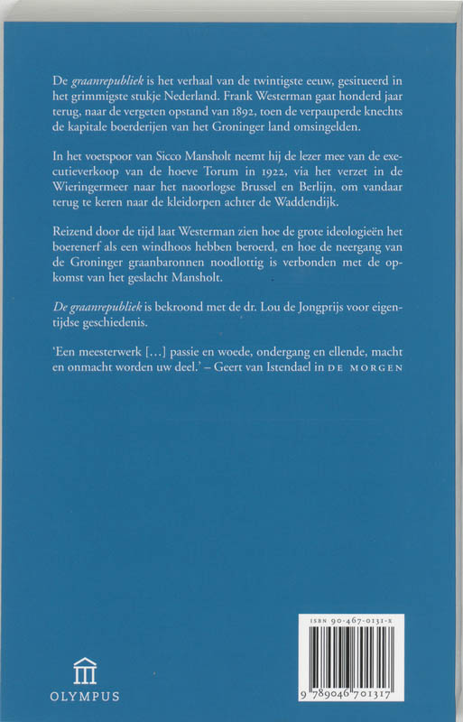 Achterkant van De graanrepubliek