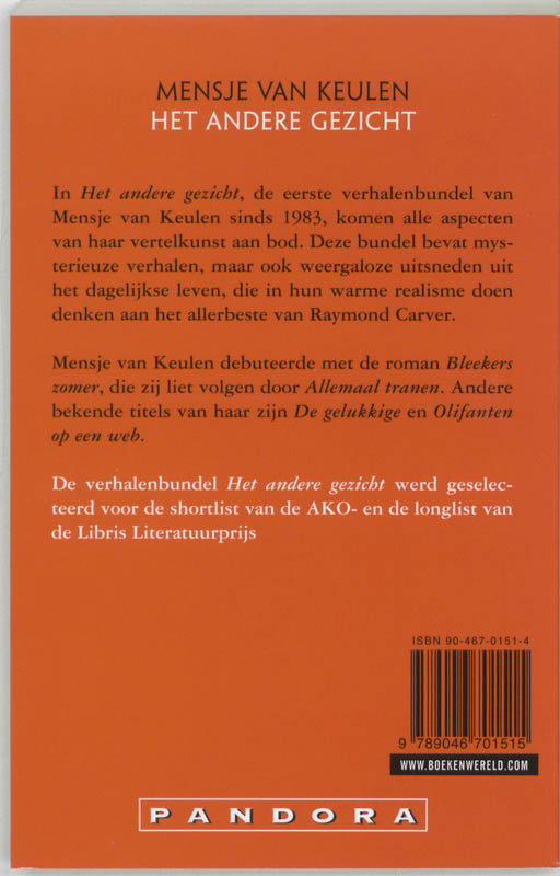 Achterkant van Het andere gezicht