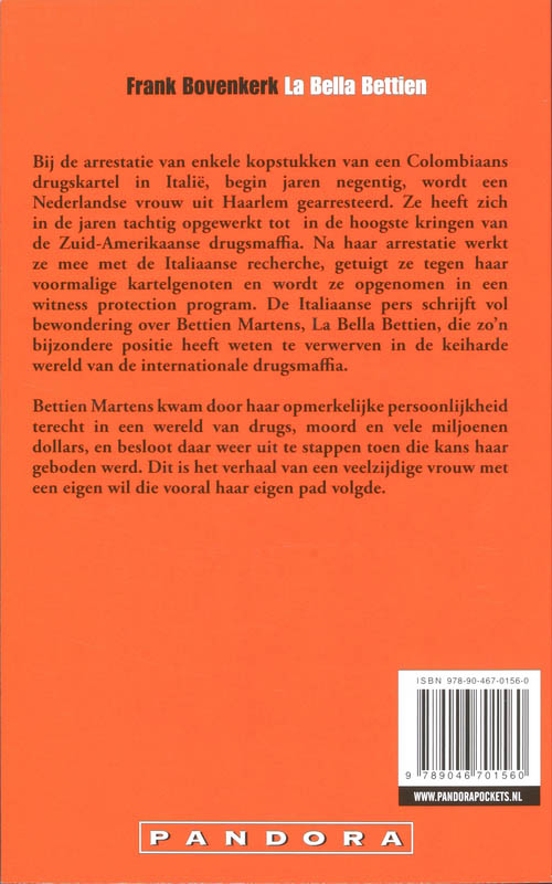 Achterkant van La bella Bettien